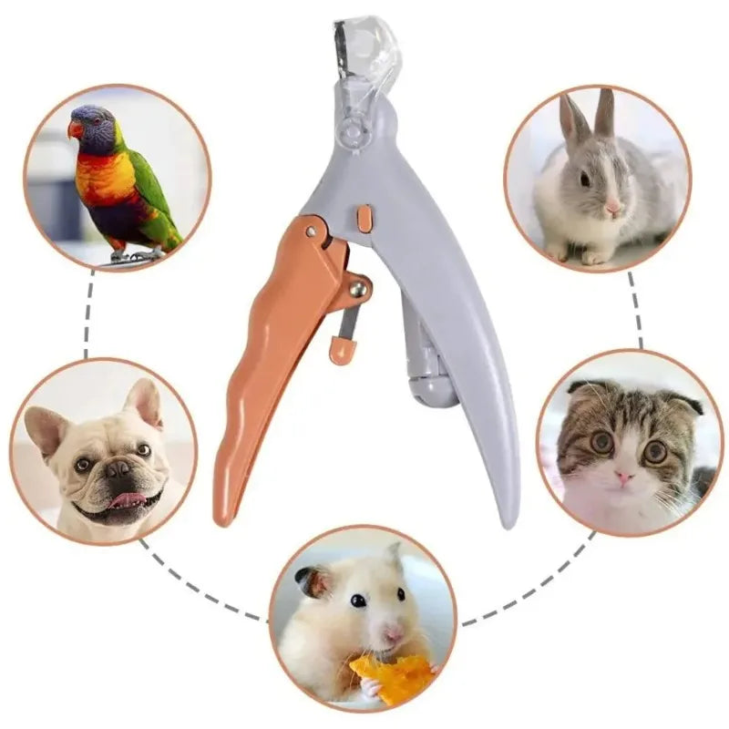 1pc LED Pet Nail Clipper For Easy And Safe Dog And Cat Paw Grooming,Nail clippers with lights, cats, dogs, paws, nail clippers