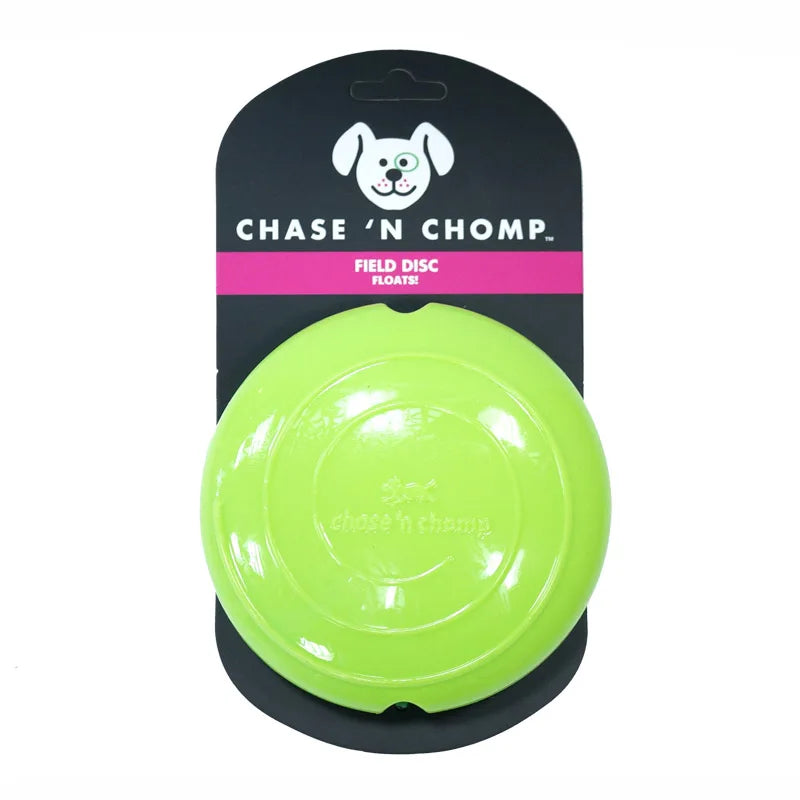 CAITEC Dog Toys Squeaking Foraging Disc Springy Durable Floatable Foraging and Chewing Pet Toy