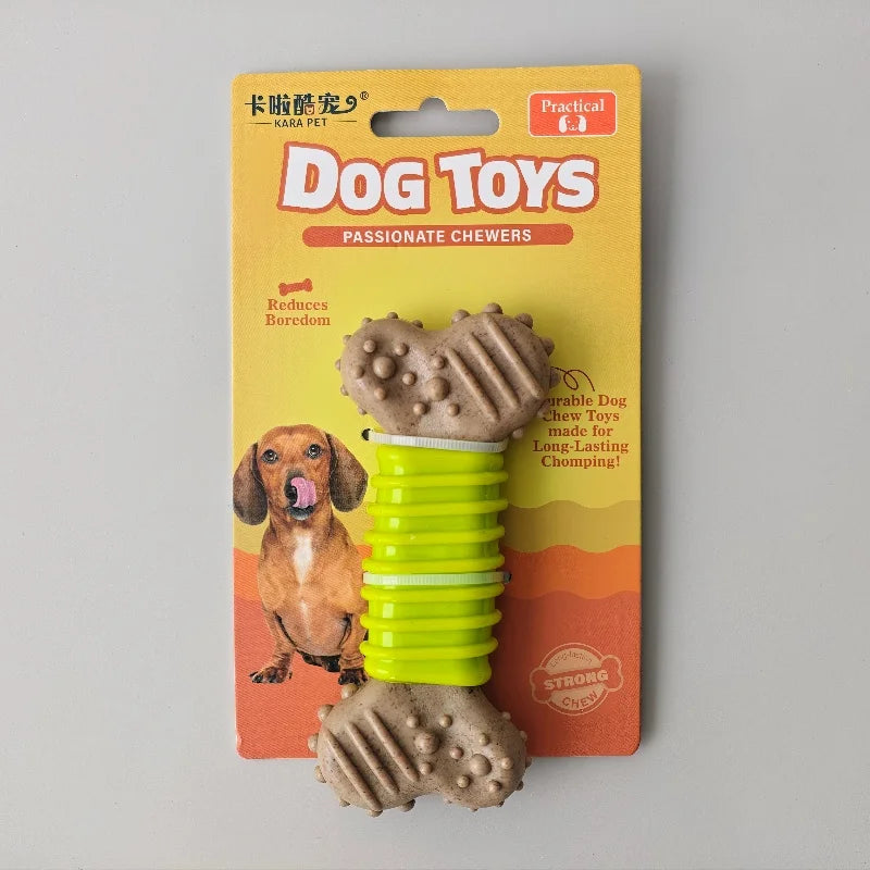Dog Chew Toy Durable Bite-resistant Toy Bone-shaped Universal Pet Interactive Product Suitable for Large Medium and Small Dogs