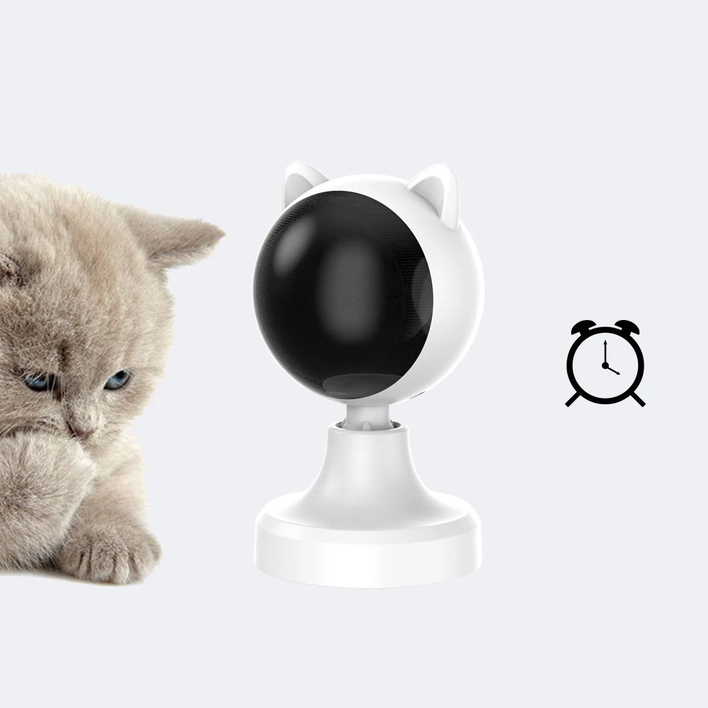 Fully Automatic Laser Cat Toy Indoor Intelligent Cat Teasing Laser Cat Toy Suitable for Cats and Dogs