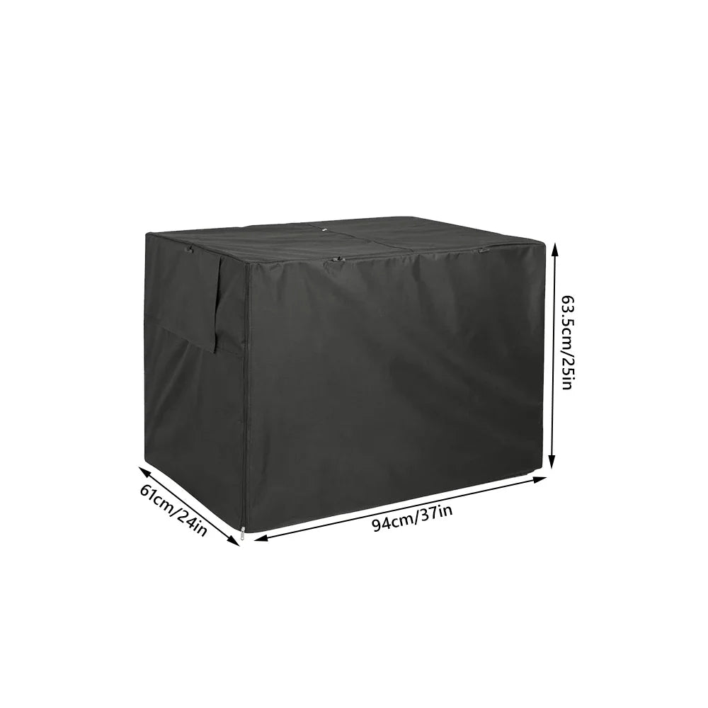 Outdoor Dog Crate Cover Rainproof Dust Windproof Pet Kennel Cover Universal Pet Breathable Kennel Cage Covering