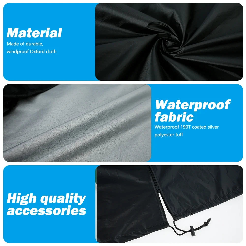 Outdoor Dog Crate Cover Rainproof Dust Windproof Pet Kennel Cover Universal Pet Breathable Kennel Cage Covering