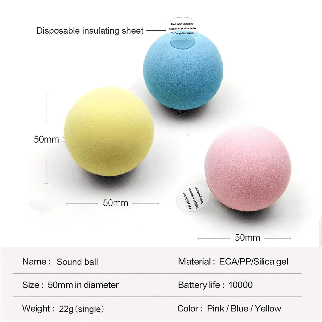 Interactive Ball Smart Cat Toys Catnip Cat Training Toy Kitty Pet Playing Ball Pet Squeaky Supplies Products Toy for Cats Kitten