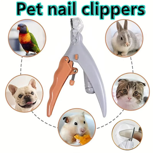 1pc LED Pet Nail Clipper For Easy And Safe Dog And Cat Paw Grooming，Nail clippers with lights, cats, dogs, paws, nail clippers